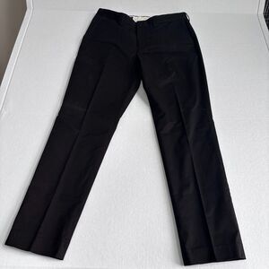 J. Crew Flex Bedford Chino Pant Mens 36x34 Black Straight Leg Stretch Preppy EUC